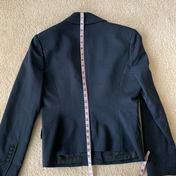 BCBG Maxazria Wool Blend Blazer Black Size Medium - Picture 8 of 8